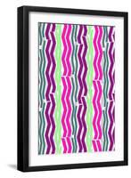 Zig Zig Stripes, 2014-Louisa Hereford-Framed Premium Giclee Print