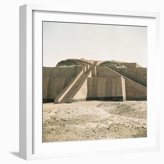 Ziggurat in Sumerian City Dating from around 4500-400Bc, Ur, Iraq, Middle East-Richard Ashworth-Framed Photographic Print
