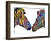 Ziggy and Zag the Zebras-Ruth Day-Framed Giclee Print