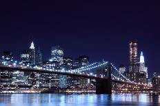 Midtown Manhattan Skyline at Night Lights, New York City-Zigi-Photographic Print