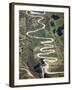 Zigzag Road to the Remarkables Ski Field, Queenstown, South Island, New Zealand-David Wall-Framed Photographic Print