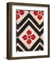 Zigzag Textile-Hope Smith-Framed Art Print