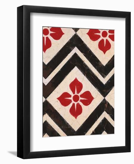 Zigzag Textile-Hope Smith-Framed Art Print