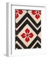 Zigzag Textile-Hope Smith-Framed Art Print