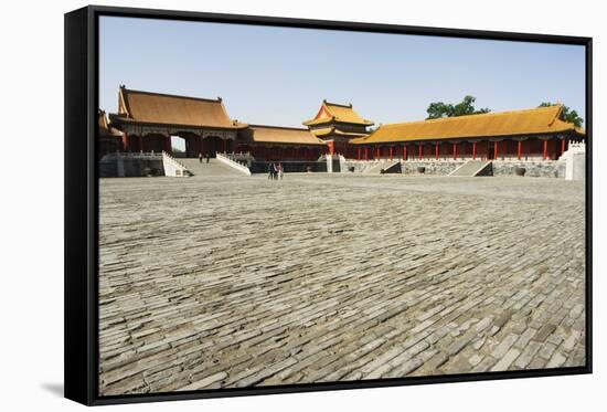 Zijin Cheng, the Forbidden City Palace Museum, UNESCO World Heritage Site, Beijing, China, Asia-Christian Kober-Framed Stretched Canvas