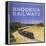 Zimbabwe : a Massive Steam Locomotive Hauls a Long Train across Rhodesia's Wide Open Spaces-null-Framed Stretched Canvas