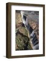 Zimbabwe, Aerial View of Victoria Falls-William Sutton-Framed Photographic Print