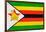 Zimbabwe Flag Design with Wood Patterning - Flags of the World Series-Philippe Hugonnard-Framed Art Print