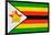 Zimbabwe Flag Design with Wood Patterning - Flags of the World Series-Philippe Hugonnard-Framed Art Print