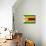 Zimbabwe Flag Design with Wood Patterning - Flags of the World Series-Philippe Hugonnard-Mounted Premium Giclee Print displayed on a wall