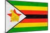 Zimbabwe Flag Design with Wood Patterning - Flags of the World Series-Philippe Hugonnard-Mounted Premium Giclee Print