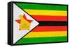 Zimbabwe Flag Design with Wood Patterning - Flags of the World Series-Philippe Hugonnard-Framed Stretched Canvas