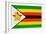 Zimbabwe Flag Design with Wood Patterning - Flags of the World Series-Philippe Hugonnard-Framed Art Print