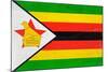 Zimbabwe Flag Design with Wood Patterning - Flags of the World Series-Philippe Hugonnard-Mounted Art Print