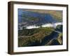 Zimbabwe, Victoria Falls, an Aerial View from Above the Falls-Nick Ledger-Framed Photographic Print