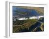 Zimbabwe, Victoria Falls, an Aerial View from Above the Falls-Nick Ledger-Framed Photographic Print