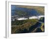 Zimbabwe, Victoria Falls, an Aerial View from Above the Falls-Nick Ledger-Framed Photographic Print