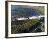 Zimbabwe, Victoria Falls, an Aerial View from Above the Falls-Nick Ledger-Framed Photographic Print