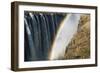 Zimbabwe, Victoria, Rainbow over Victoria Falls-William Sutton-Framed Photographic Print