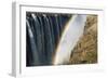 Zimbabwe, Victoria, Rainbow over Victoria Falls-William Sutton-Framed Photographic Print