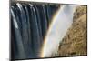 Zimbabwe, Victoria, Rainbow over Victoria Falls-William Sutton-Mounted Photographic Print