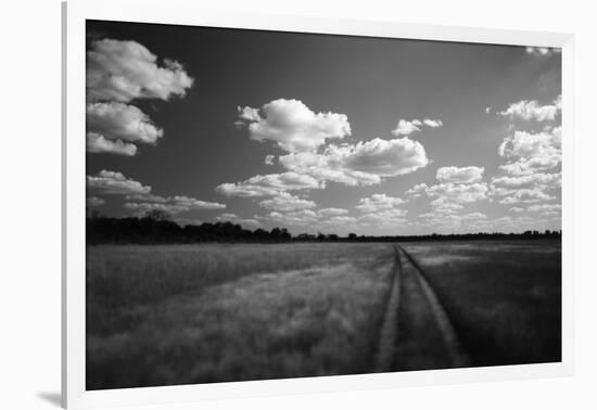 Zimbabwe, View of Road Near Linkwasha Airstrip-Stuart Westmorland-Framed Photographic Print