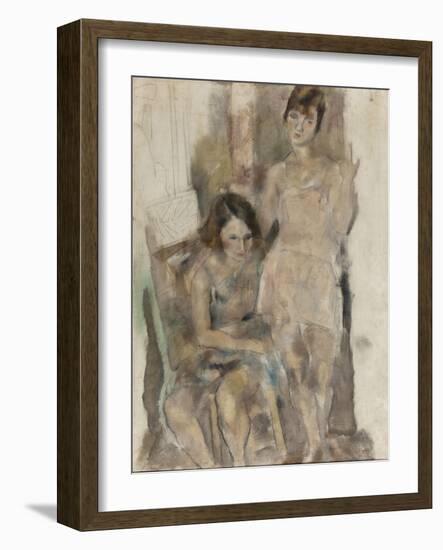 Zimette et Mireille-Jules Pascin-Framed Giclee Print