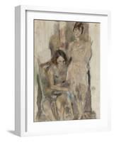 Zimette et Mireille-Jules Pascin-Framed Giclee Print