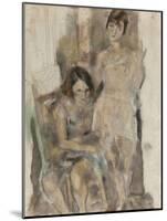 Zimette et Mireille-Jules Pascin-Mounted Giclee Print