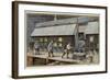 Zinc Manufacturing. Reducing Ore into Ingots-null-Framed Giclee Print