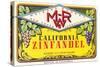 Zinfandel Wine Label-null-Stretched Canvas