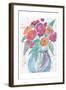 Zinnia Bouquet-Beverly Dyer-Framed Art Print