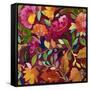 Zinnia Meadow-Kim Parker-Framed Stretched Canvas