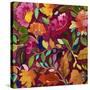 Zinnia Meadow-Kim Parker-Stretched Canvas