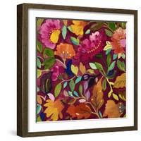 Zinnia Meadow-Kim Parker-Framed Giclee Print