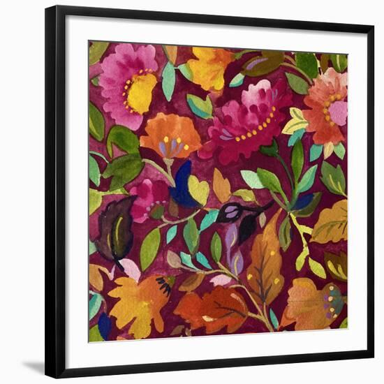 Zinnia Meadow-Kim Parker-Framed Giclee Print