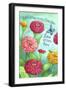 Zinnia Welcome Love-Melinda Hipsher-Framed Giclee Print