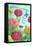 Zinnia Welcome Love-Melinda Hipsher-Framed Stretched Canvas