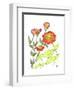 Zinnia-Beverly Dyer-Framed Art Print