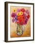 Zinnias, 2010-Joan Thewsey-Framed Giclee Print