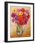 Zinnias, 2010-Joan Thewsey-Framed Giclee Print