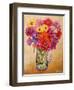 Zinnias, 2010-Joan Thewsey-Framed Giclee Print