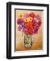 Zinnias, 2010-Joan Thewsey-Framed Giclee Print