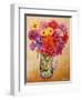 Zinnias, 2010-Joan Thewsey-Framed Giclee Print