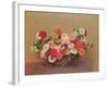 Zinnias in a Glass Bowl, 1886-Henri Fantin-Latour-Framed Giclee Print