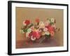 Zinnias in a Glass Bowl, 1886-Henri Fantin-Latour-Framed Giclee Print