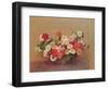 Zinnias in a Glass Bowl, 1886-Henri Fantin-Latour-Framed Giclee Print