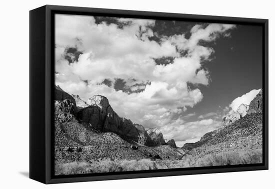 Zion Canyon II-Laura Marshall-Framed Stretched Canvas