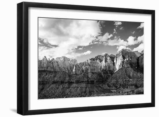 Zion Canyon III-Laura Marshall-Framed Art Print