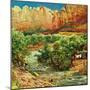 "Zion Canyon," July 9, 1960-John Clymer-Mounted Giclee Print